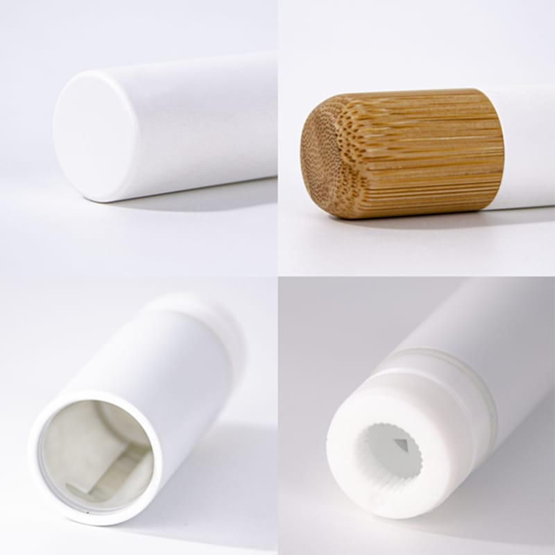 Tub de ruj alb și bambus pentru amestec și asortat (6)